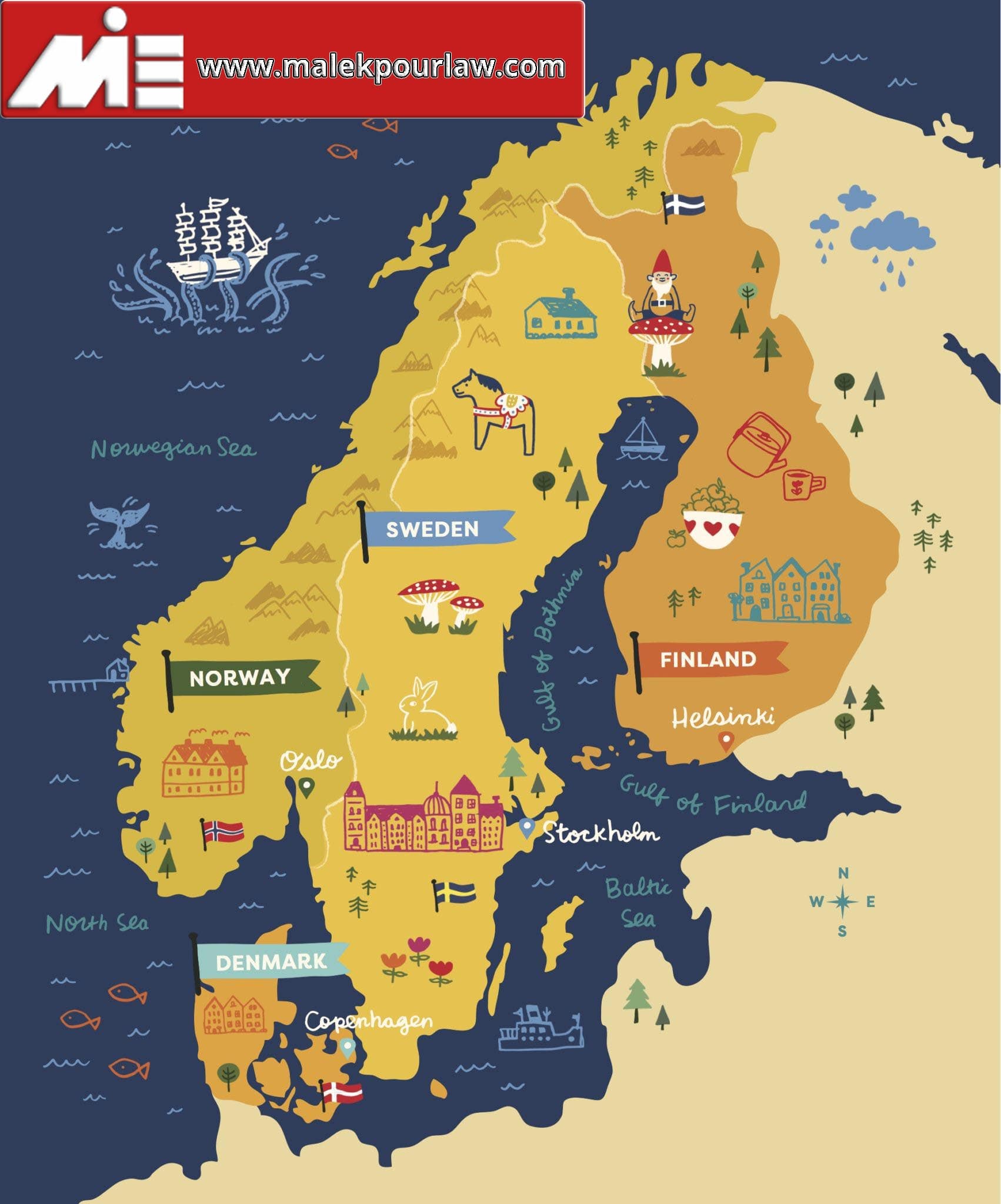 کشور های اسکاندیناوی - شبه جزیره اسکاندیناوی